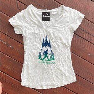 Bigfoot Light Gray Graphic Short Sleeve Tee